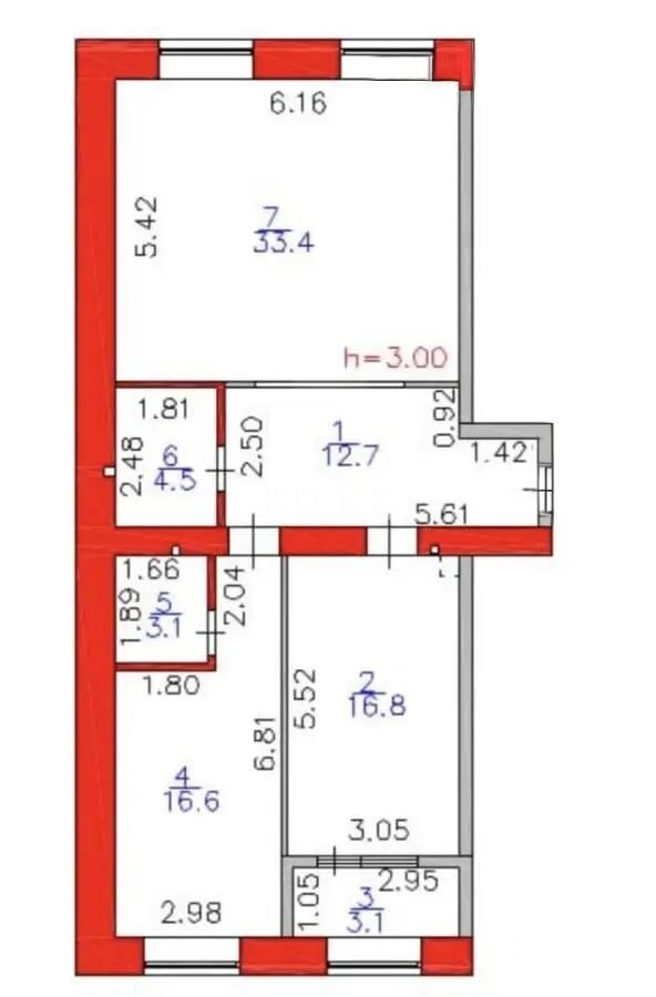 Продажа 2-комнатной квартиры, 90.2 м² - Продажа двухкомнатных квартир в р-не Нура Астаны - страница 40 фото 6 из 6