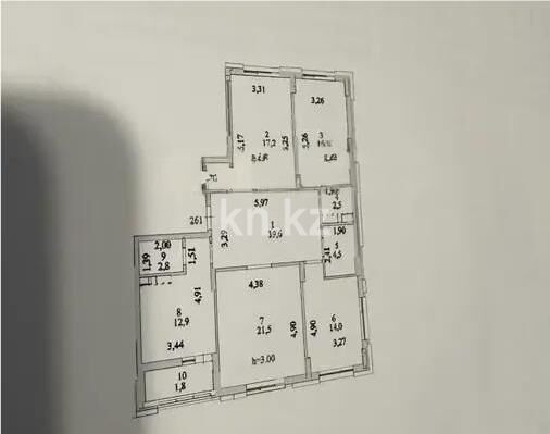 Продажа 4-комнатной квартиры, 113 м² - Продажа четырехкомнатных квартир от собственников в Казахстане фото 1 из 1