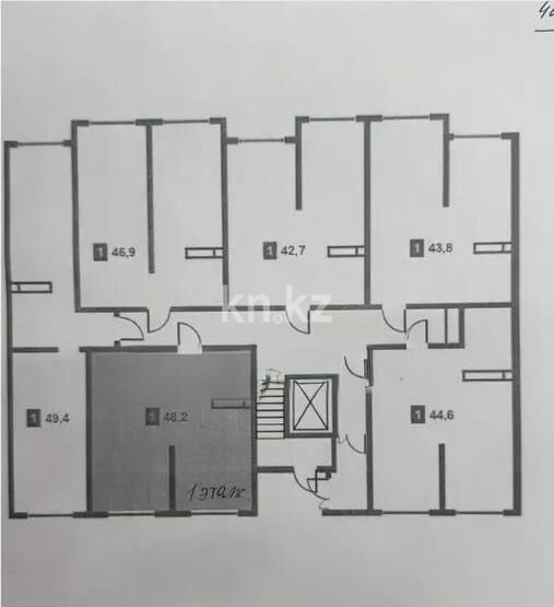 Продажа 2-комнатной квартиры, 48.2 м² - Продажа двухкомнатных квартир в Турксибском р-не Алматы - страница 17 фото 1 из 1