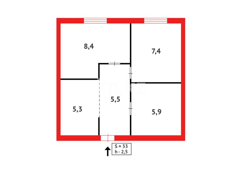 Продажа 1-комнатной квартиры, 32 м² - Продажа квартир в Караганде - страница 10 фото 6 из 6