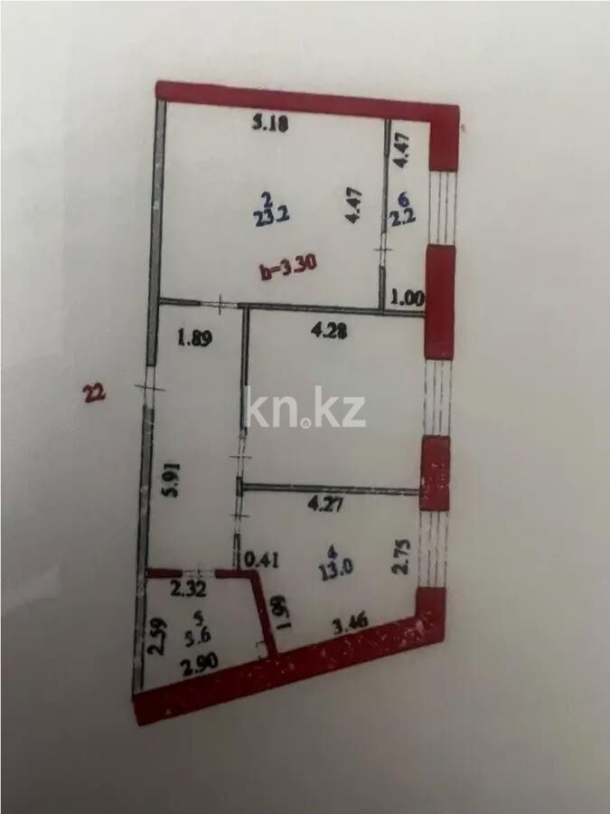 Продажа 2-комнатной квартиры, 73 м² - Продажа двухкомнатных квартир в кирпичном доме в Казахстане - страница 133 фото 4 из 4