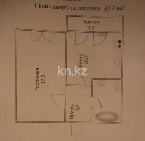 Продажа 1-комнатной квартиры, 37.2 м² - Продажа однокомнатных квартир в р-не Сарайшык Астаны - страница 24 фото 4 из 4