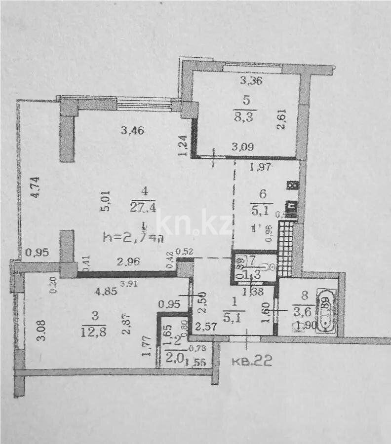 Продажа 3-комнатной квартиры, 66 м² - Продажа квартир в новостройках Алматы - страница 11 фото 6 из 6