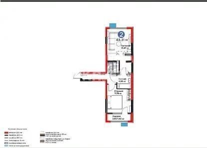 Продажа 2-комнатной квартиры, 44.31 м² - Продажа двухкомнатных квартир в Турксибском р-не Алматы - страница 8 фото 1 из 1