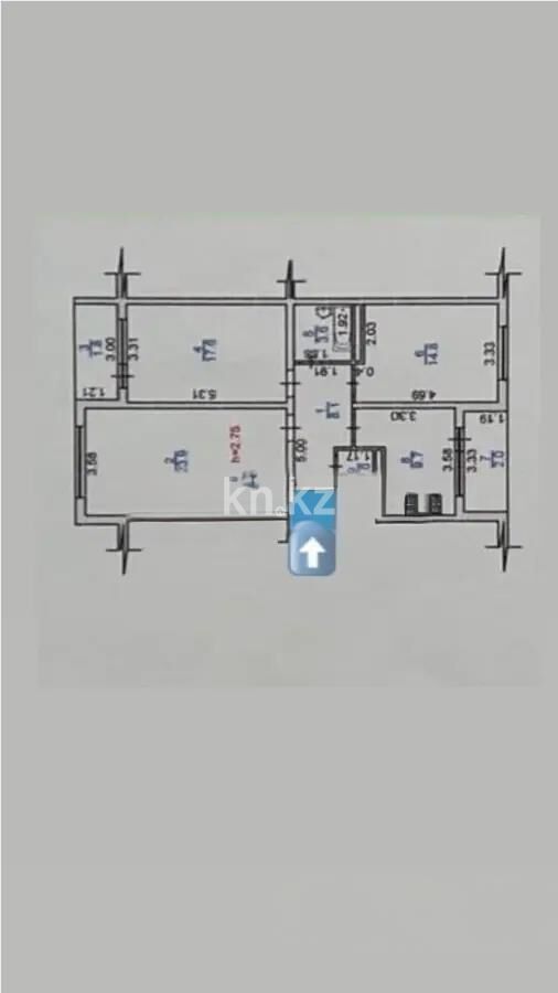 Продажа 3-комнатной квартиры, 84 м² - Продажа трехкомнатных квартир в Турксибском р-не Алматы - страница 7 фото 1 из 1