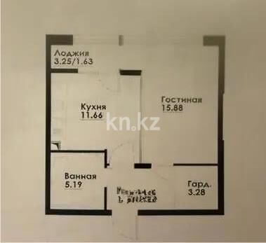 Продажа 1-комнатной квартиры, 43 м² - Продажа однокомнатных квартир в Алатауском р-не Алматы - страница 16 фото 4 из 4
