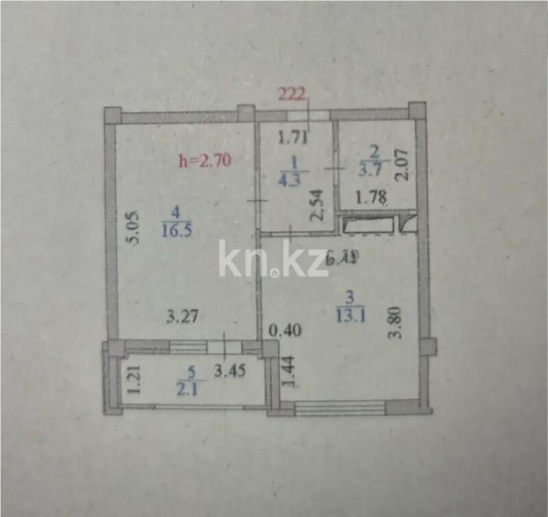 Продажа 1-комнатной квартиры, 39.7 м² - Продажа однокомнатных квартир в монолитно-каркасном доме в Астане - страница 26 фото 6 из 6