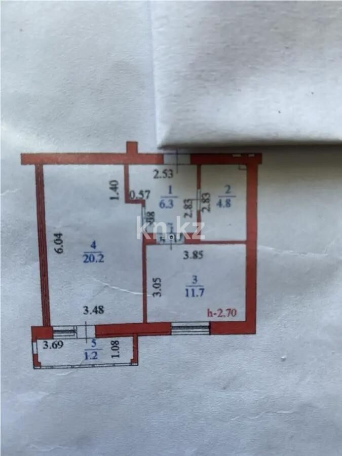 Продажа 1-комнатной квартиры, 44.2 м² - Продажа однокомнатных квартир в р-не Алматы Астаны - страница 16 фото 5 из 5