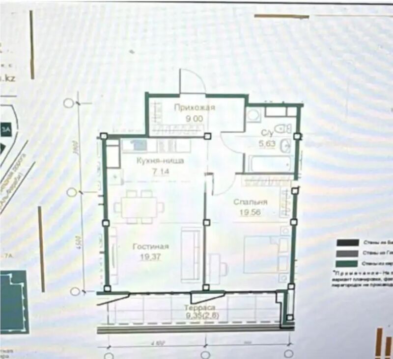 Продажа 2-комнатной квартиры, 62.5 м² - Продажа двухкомнатных квартир в Медеуском р-не Алматы - страница 5 фото 1 из 1