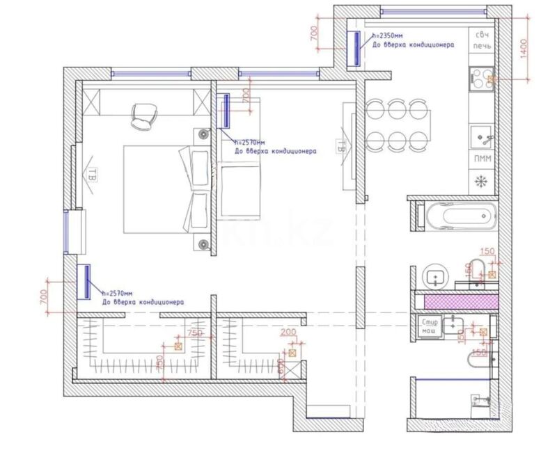 Продажа 2-комнатной квартиры, 74 м² - Продажа двухкомнатных квартир от собственников в Казахстане - страница 22 фото 1 из 1