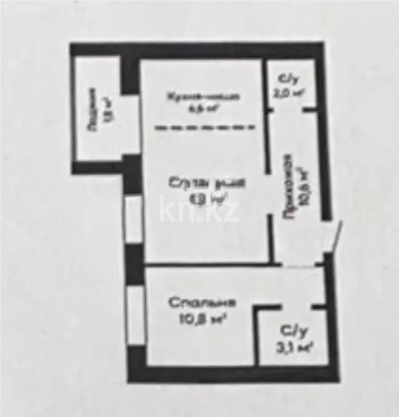 Продажа 2-комнатной квартиры, 45 м² - Продажа двухкомнатных квартир от собственников в Караганде - страница 24 фото 1 из 1