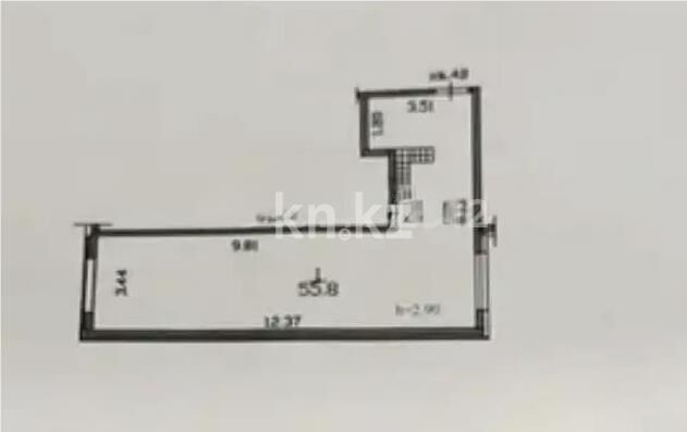 Продажа 2-комнатной квартиры, 55.8 м² - Продажа двухкомнатных квартир в Турксибском р-не Алматы - страница 15 фото 1 из 1
