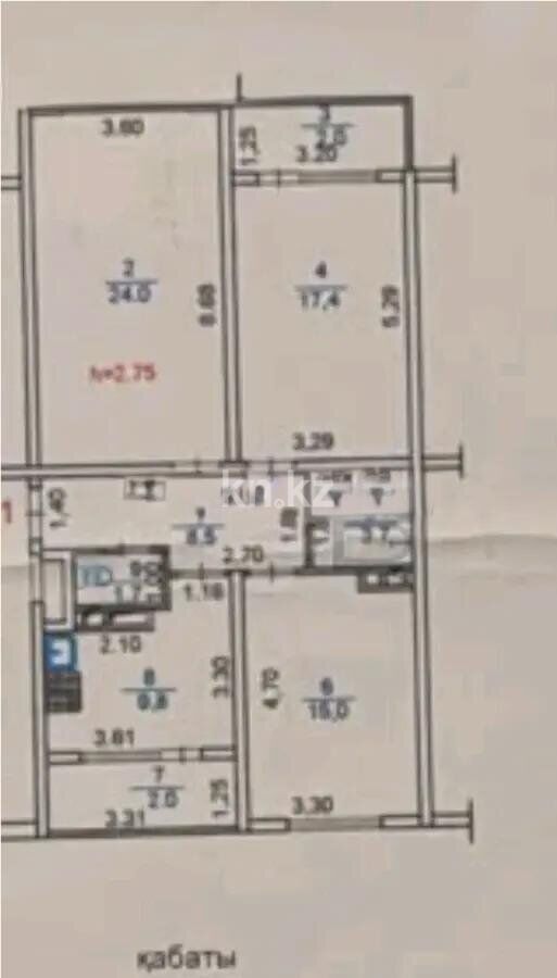 Продажа 3-комнатной квартиры, 84 м² - Продажа квартир в Алматы - страница 8 фото 6 из 6