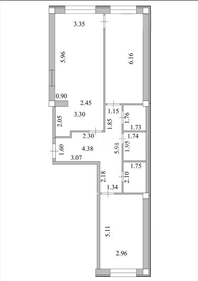 Продажа 3-комнатной квартиры, 82 м² - Продажа трехкомнатных квартир в Алмалинском р-не Алматы - страница 5 фото 7 из 7
