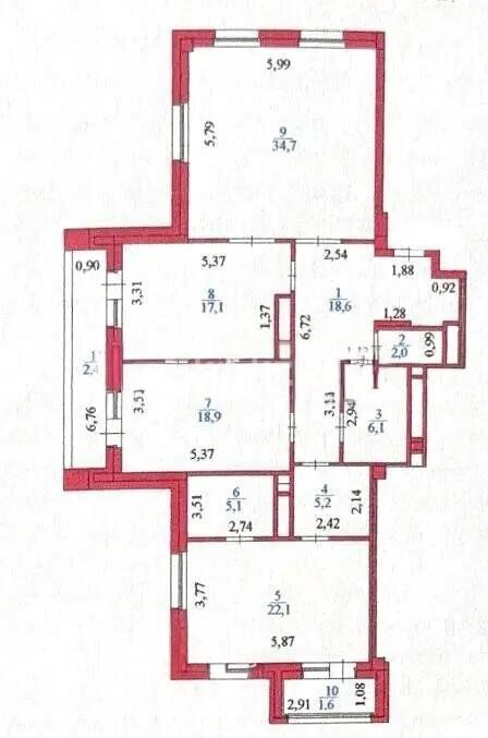 Продажа 3-комнатной квартиры, 134 м² - Продажа  трехкомнатных квартир в новостройках Астаны - страница 5 фото 6 из 6