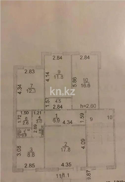 Продажа 4-комнатной квартиры, 86 м² - Продажа квартир в Пришахтинске Караганды - страница 8 фото 5 из 5