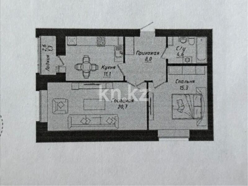 Продажа 2-комнатной квартиры, 61 м² - Продажа двухкомнатных квартир в р-не Нура Астаны - страница 55 фото 1 из 1