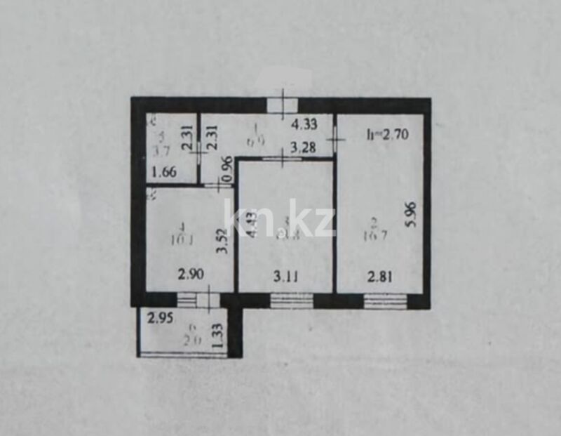 Продажа 2-комнатной квартиры, 53.2 м² - Продажа двухкомнатных квартир в Астане - страница 182 фото 35 из 35