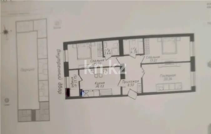 Продажа 3-комнатной квартиры, 87 м² - Продажа трехкомнатных квартир в кирпичном доме в Казахстане - страница 57 фото 1 из 1
