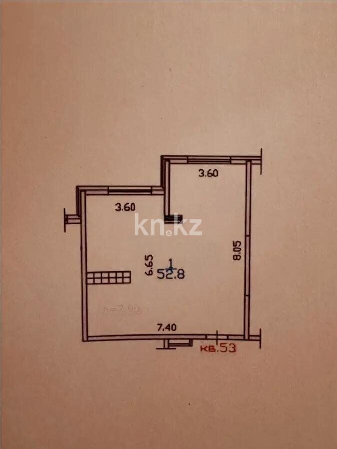 Продажа 2-комнатной квартиры, 53 м² - Продажа квартир от собственников в Алматы - страница 20 фото 1 из 1