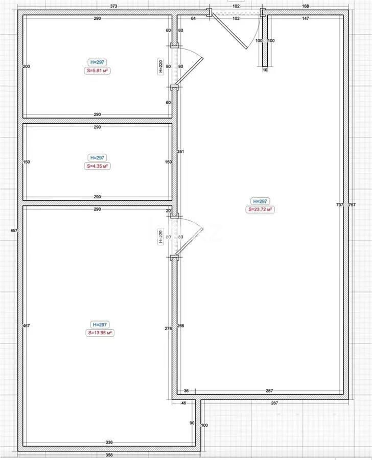 Продажа 2-комнатной квартиры, 50 м² - Продажа двухкомнатных квартир в монолитно-каркасном доме в Казахстане - страница 201 фото 5 из 5