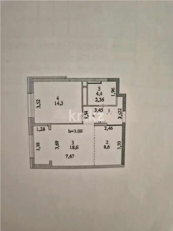 Продажа 2-комнатной квартиры, 51.4 м² - Продажа квартир в блочном доме в Астане - страница 63 фото 4 из 4