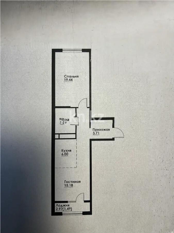 Продажа 2-комнатной квартиры, 55 м² - Продажа двухкомнатных квартир в Алмалинском р-не Алматы - страница 24 фото 1 из 1