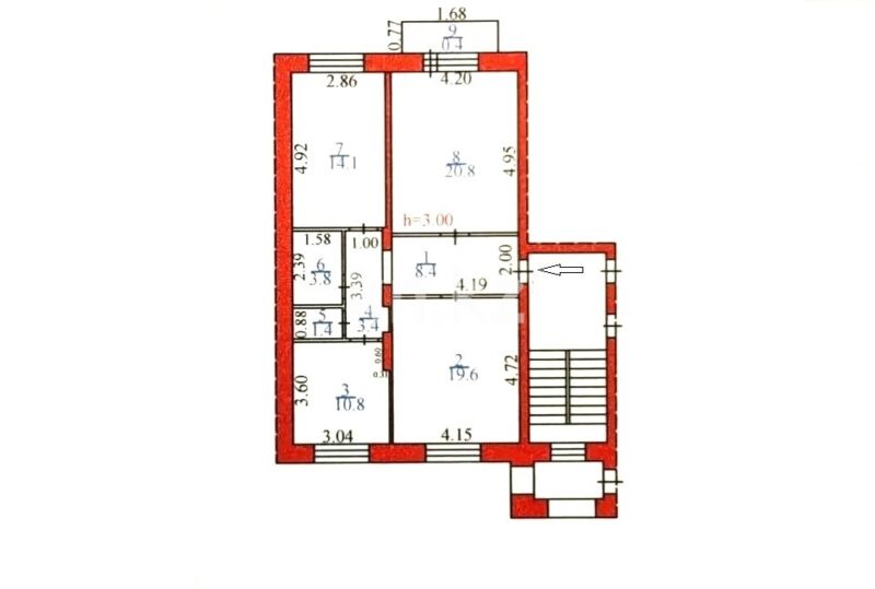 Продажа 3-комнатной квартиры, 82 м² - Продажа трехкомнатных квартир в кирпичном доме в Караганде - страница 19 фото 36 из 36