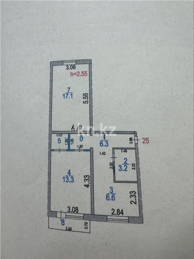 Продажа 2-комнатной квартиры, 52 м² - Продажа двухкомнатных квартир в Абае фото 6 из 6