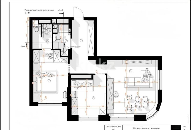 Продажа 3-комнатной квартиры, 76 м² - Продажа квартир в монолитно-каркасном доме в Казахстане - страница 452 фото 2 из 2
