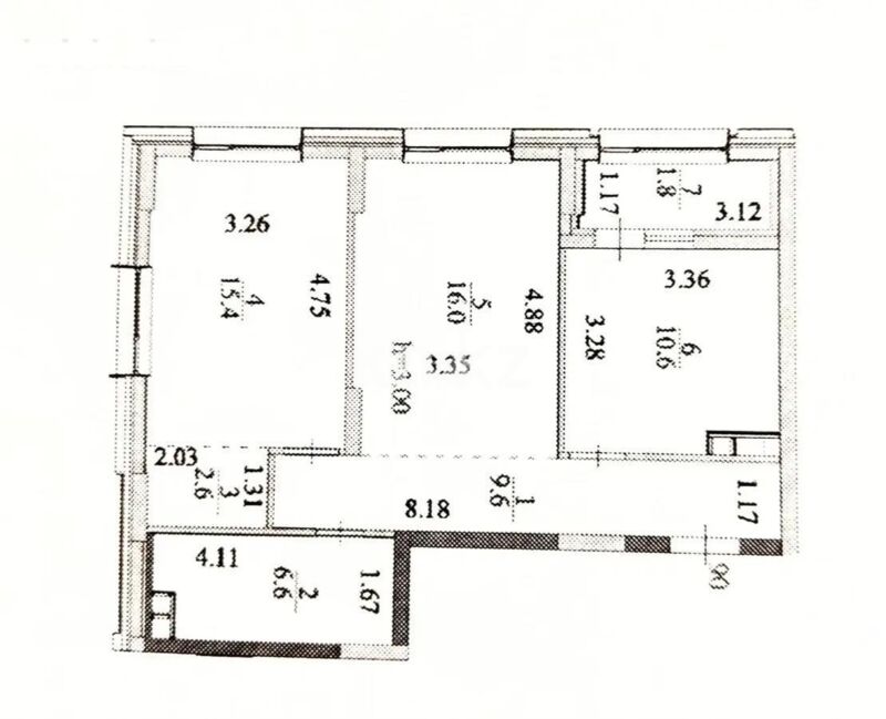 Продажа 2-комнатной квартиры, 63 м² - Продажа двухкомнатных квартир в р-не Есиль Астаны - страница 18 фото 2 из 2