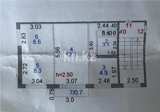 Продажа 3-комнатной квартиры, 48 м² - Продажа трехкомнатных квартир от собственников в Караганде фото 6 из 6