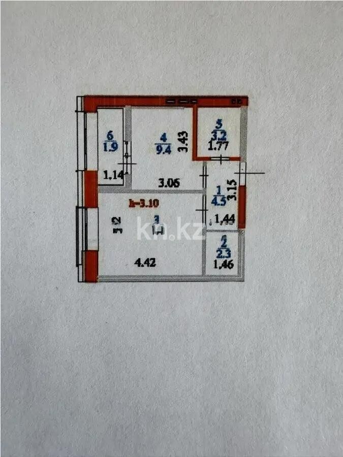 Продажа 1-комнатной квартиры, 37 м² - Продажа однокомнатных квартир в Астане - страница 104 фото 3 из 3