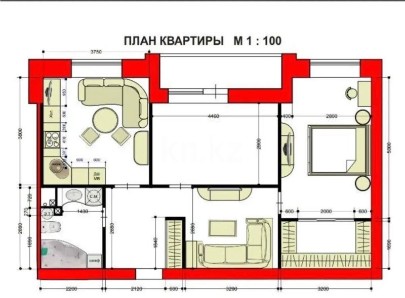 Продажа 3-комнатной квартиры, 73 м² - Продажа трехкомнатных квартир на Юго-Востоке Караганды - страница 18 фото 4 из 4