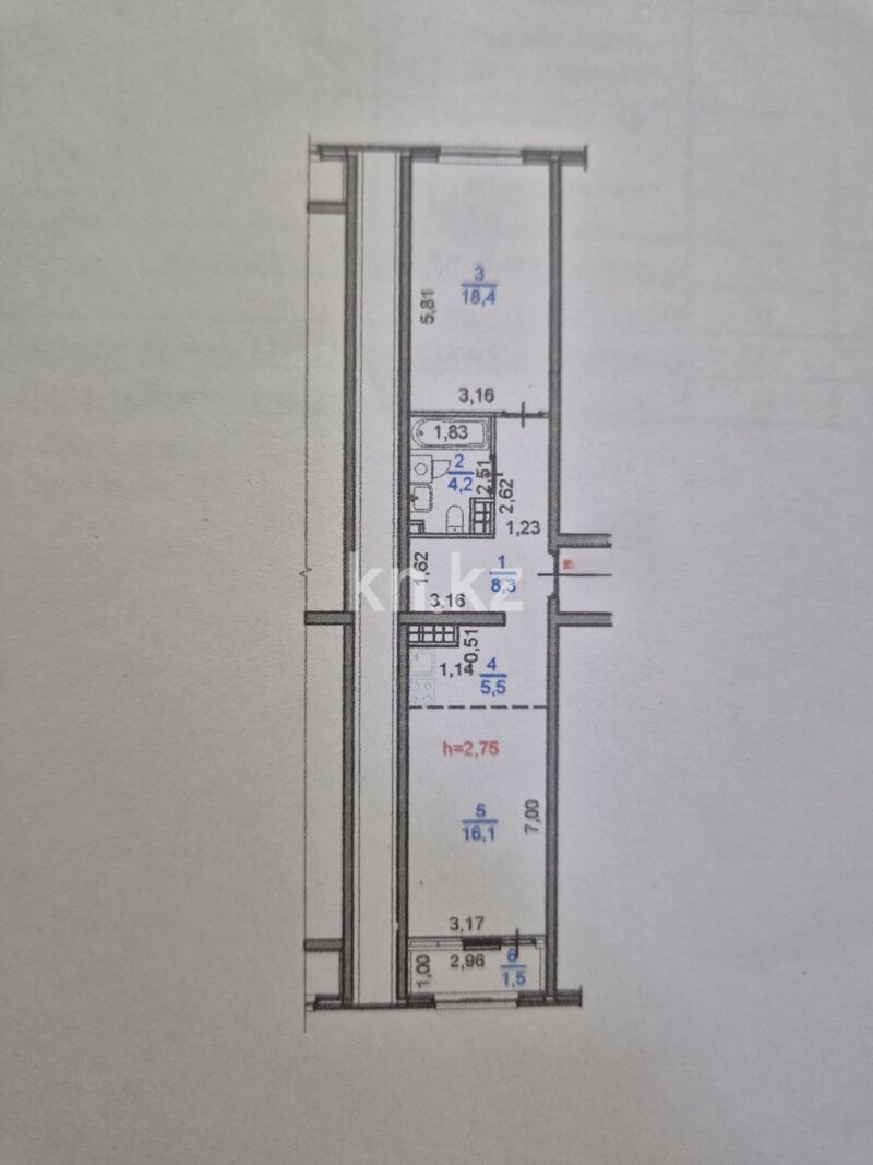 Продажа 2-комнатной квартиры, 54 м² - Продажа  двухкомнатных квартир в новостройках Алматы - страница 102 фото 17 из 18