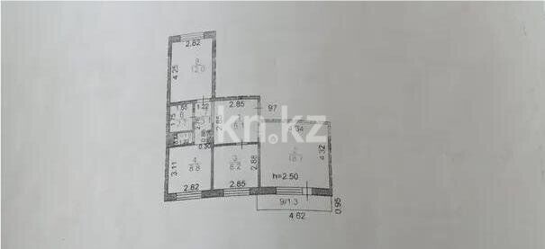 Продажа 3-комнатной квартиры, 63 м² - Продажа квартир в панельном доме в Казахстане фото 6 из 6