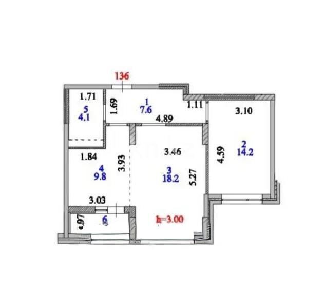 Продажа 2-комнатной квартиры, 55.3 м² - Продажа двухкомнатных квартир в р-не Сарайшык Астаны - страница 33 фото 1 из 1