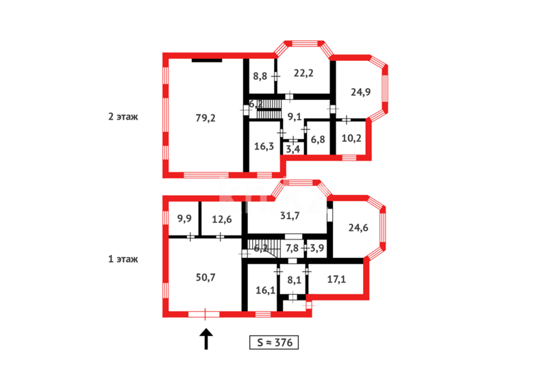 Продажа 9-комнатного дома, 375.7 м² - Продажа домов, коттеджей в Караганде - страница 3 фото 36 из 36