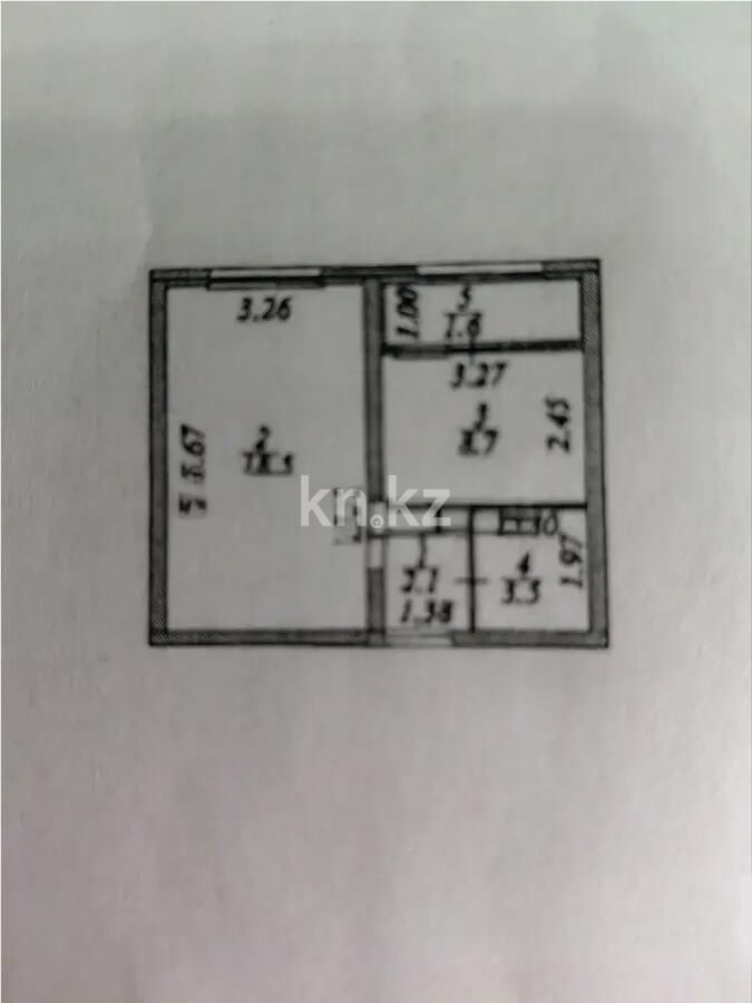 Продажа 1-комнатной квартиры, 34.4 м² - Продажа однокомнатных квартир в р-не Есиль Астаны - страница 12 фото 1 из 1