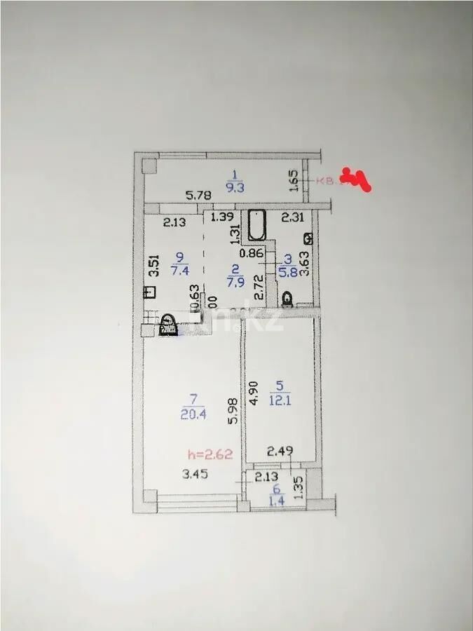 Продажа 2-комнатной квартиры, 65 м² - Продажа квартир от собственников в Алматы - страница 21 фото 8 из 8