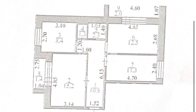 Продажа 3-комнатной квартиры, 65 м² - Продажа недвижимости в Казахстане - страница 23 фото 13 из 13