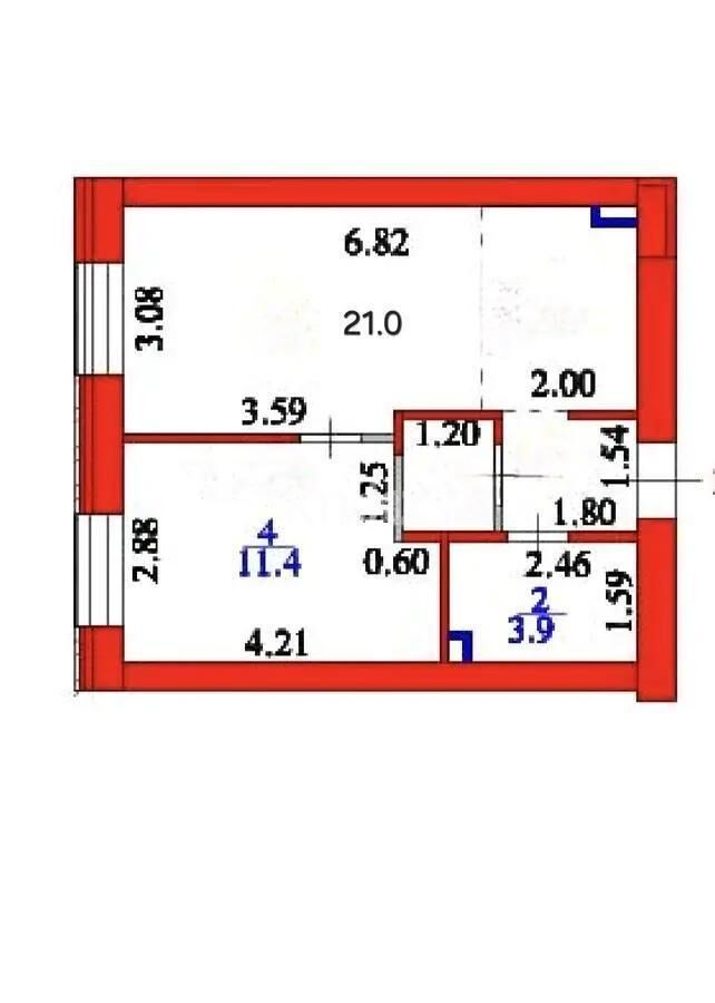 Продажа 2-комнатной квартиры, 41 м² - Продажа квартир в кирпичном доме в Астане - страница 28 фото 6 из 6