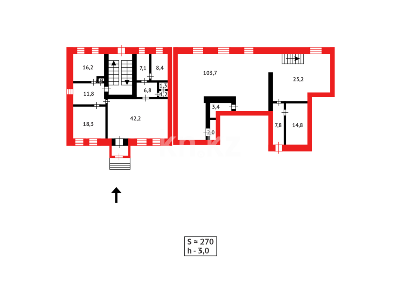 Продажа помещения, 270 м² - Продажа офисных и торговых помещений в Караганде фото 5 из 5