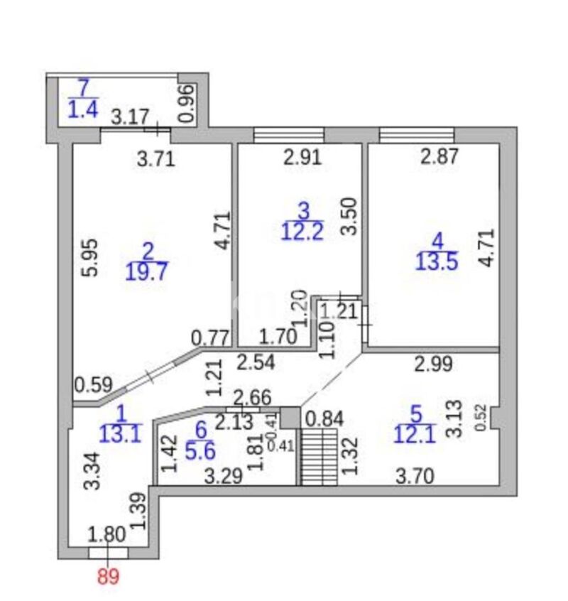 Продажа 3-комнатной квартиры, 78 м² - Продажа квартир в Караганде - страница 124 фото 7 из 7