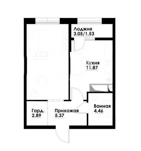 Продажа 1-комнатной квартиры, 44 м² - Продажа однокомнатных квартир в Алатауском р-не Алматы - страница 21 фото 1 из 1