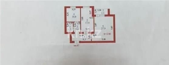 Продажа 2-комнатной квартиры, 74 м² - Продажа двухкомнатных квартир в р-не Алматы Астаны - страница 18 фото 5 из 5
