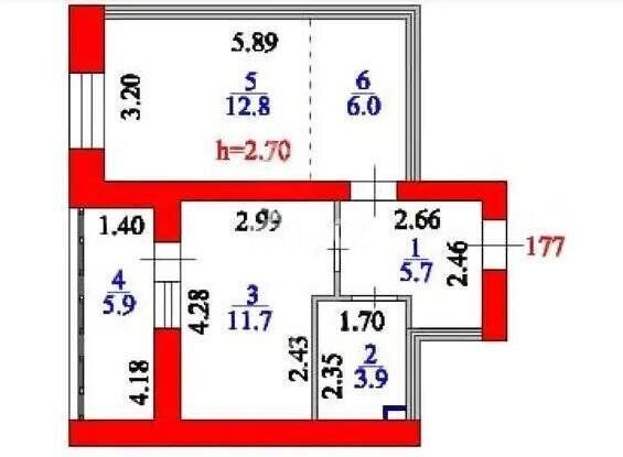 Продажа 2-комнатной квартиры, 46 м² - Продажа недвижимости в Казахстане - страница 7 фото 4 из 4