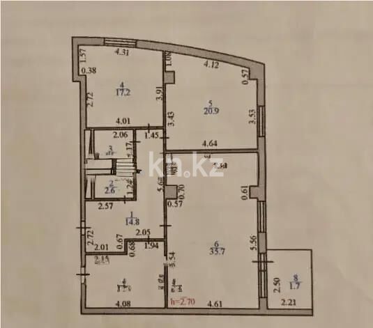 Продажа 3-комнатной квартиры, 110 м² - Продажа квартир от собственников в Астане - страница 451 фото 6 из 6