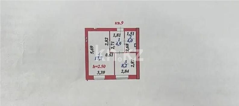 Продажа 1-комнатной квартиры, 34.8 м² - Продажа квартир в кирпичном доме в Астане - страница 218 фото 1 из 1