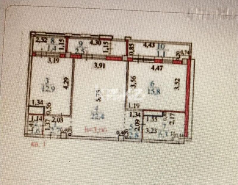 Продажа 2-комнатной квартиры, 70 м² - Продажа двухкомнатных квартир в р-не Есиль Астаны - страница 27 фото 7 из 7